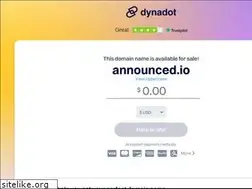 Sites similar to announced.io