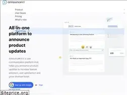 Sites similar to announcekit.app