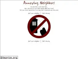 Sites similar to annoyingneighbors.com