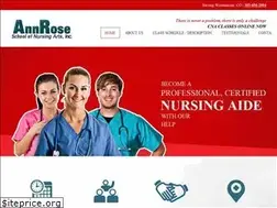 Sites similar to annroseschoolofnursingarts.com
