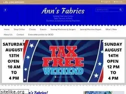 Sites similar to annsfabrics.com