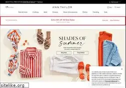 Sites similar to anntaylor.com