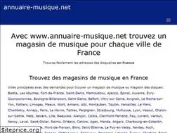 Sites similar to annuaire-musique.net