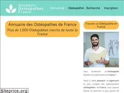 Sites similar to annuaire-osteopathe-france.fr