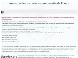 Sites similar to annuaire-traducteur-assermente.fr