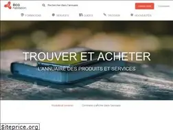 Sites similar to annuaire.ecohabitation.com