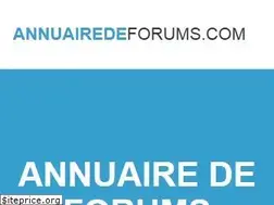 Sites similar to annuairedeforums.com