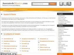 Sites similar to annuairedemaurice.com