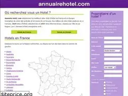 Sites similar to annuairehotel.com