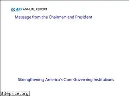 Sites similar to annualreport.aei.org