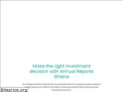 Sites similar to annualreportsghana.com