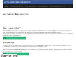 Sites similar to annuiteit-berekenen.nl