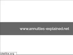 Sites similar to annuities-explained.net