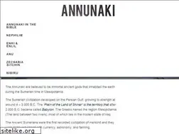 Sites similar to annunaki.org
