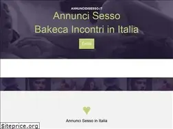 Sites similar to annuncidisesso.it