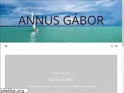 Sites similar to annusgabor.hu