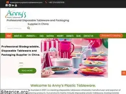 Sites similar to annysplastictableware.com
