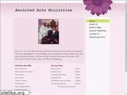 Sites similar to anointedactsministries.com