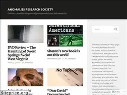 Sites similar to anomaliesresearchsociety.wordpress.com