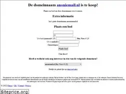 Sites similar to anoniemail.nl
