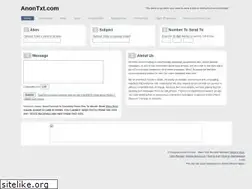 Sites similar to anontxt.com