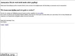 Sites similar to anonymize-me.de