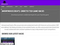 Sites similar to anonymouscheats.net