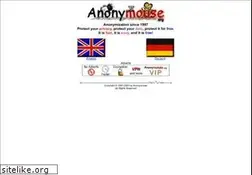 Sites similar to anonymouse.org