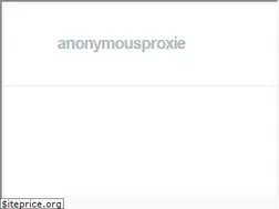 Sites similar to anonymousproxies.biz