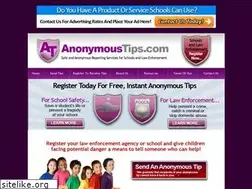 Sites similar to anonymoustips.com