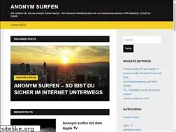 Sites similar to anonymsurfen.de