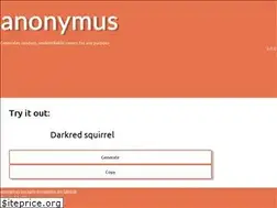 Sites similar to anonymus.app