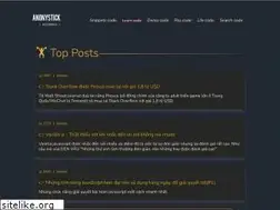 Sites similar to anonystick.com
