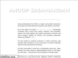 Sites similar to anoopsadanandan.com