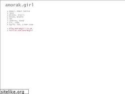 Sites similar to anorakgirl.co.uk
