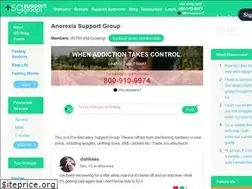 Sites similar to anorexia.supportgroups.com