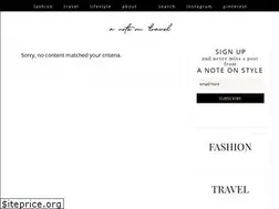 Sites similar to anoteontravel.com