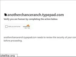 Sites similar to anotherchanceranch.typepad.com
