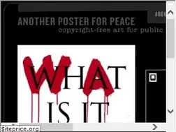 Sites similar to anotherposterforpeace.org