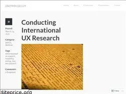 Sites similar to anotheruxguy.com