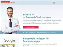 Sites similar to anrufbeantworteransagen.com