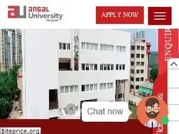 Sites similar to ansaluniversity.edu.in