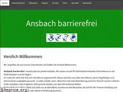 Sites similar to ansbach-barrierefrei.de