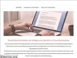Sites similar to anschreiben.de