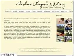 Sites similar to anselmovineyards.com