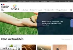 Sites similar to anses.fr