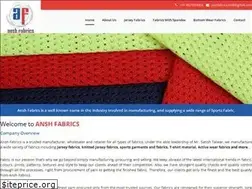 Sites similar to anshfabrics.in