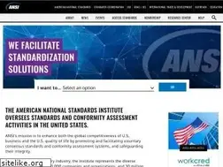 Sites similar to ansi.org