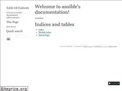 Sites similar to ansible.readthedocs.io