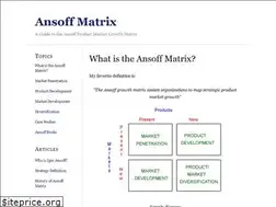 Sites similar to ansoffmatrix.com